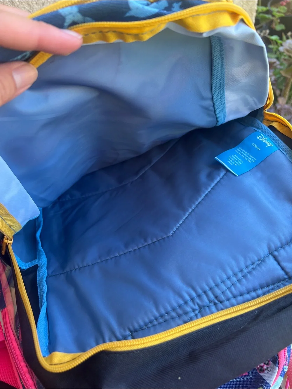 Disney Lion King Kids Backpack - Blue/Yellow with Red Accent